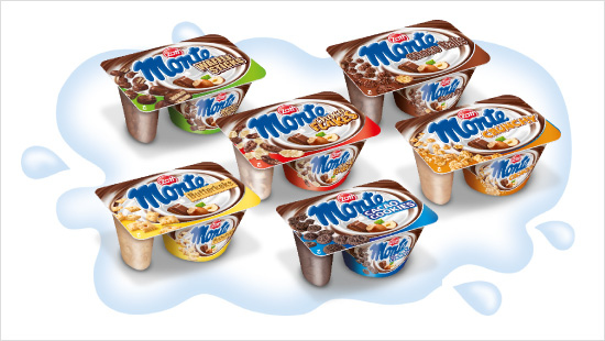 Erhältlich ist es in den Sorten Waffle-Sticks, Butterkeks, Choco-Flakes, Cacao-Cookies, Choco-Balls und Crunchy sowie …