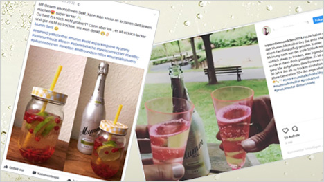 Wir machen Mumm Dry Alkoholfrei auch online bekannt.