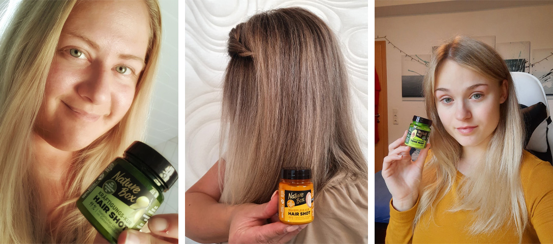 So machen wir die Nature Box Hair Shots bekannt!