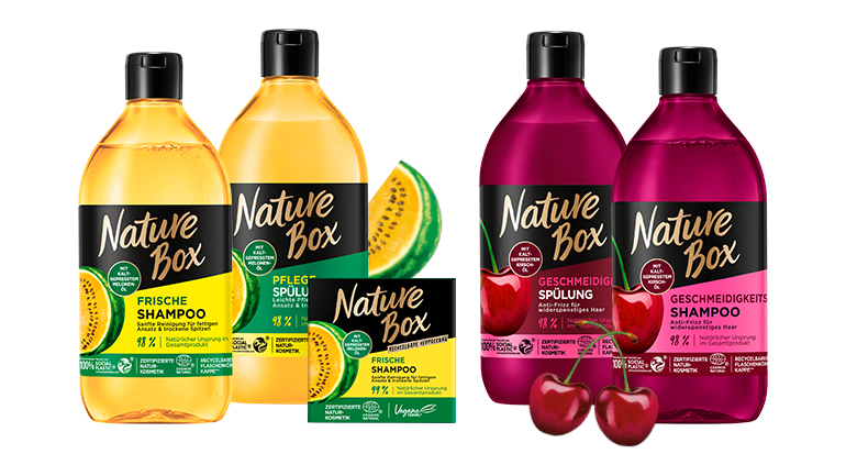 Nature Box Shampoo und Spülung im trnd-Projekt kostenlos testen