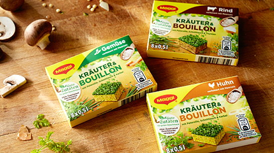 Den Geschmack ausgewählter Kräuter hat Maggi nun in einem neuen Bouillonwürfel festgehalten. Das Besondere und Einzigartige an Maggi Kräuter & Bouillon … 