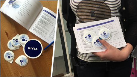 Wir werden zu Marktforschern für die NIVEA Care.