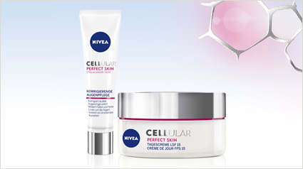 Tagescreme und Augencreme aus der Cellular Perfect Skin Linie.