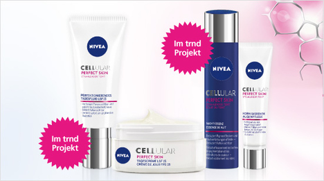 Neu von NIVEA: Die Cellular Perfect Skin Gesichtspflege mindert sichtbar Zeichen der Hautalterung. Von den vier Produkten der Serie probieren wir zwei im trnd-Projekt aus.