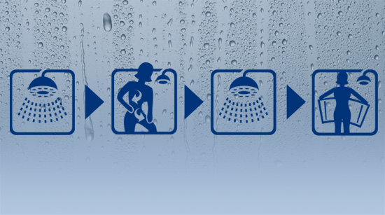 Du trägst die In-Shower Q10 Body Lotion noch in der Dusche auf, duschst Dich anschliessend ganz einfach ab und kannst Dich nach dem Abtrocknen direkt anziehen.