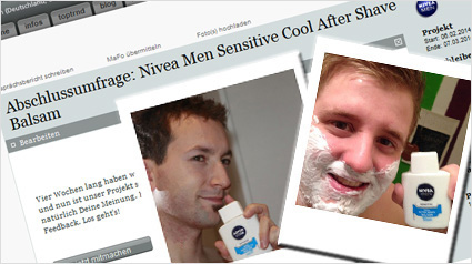 Unser Erfahrungen mit dem After Shave Balsam halten wir ab heute in der Abschlussumfrage fest.