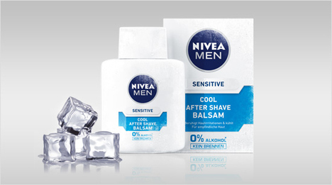Neu von Nivea Men: Der Sensitive Cool After Shave Balsam beruhigt Hautirritationen und kühlt die Haut nach der Rasur. Durch die ...
