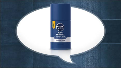 Der NIVEA MEN Body Rasier Stick in einem Satz.