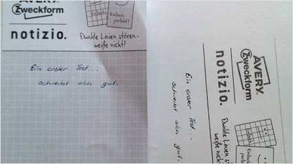 Macht mit beim großen notizio Kopiertest!