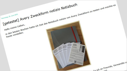 Das notizio wird auf dem privaten Blog vorgestellt.