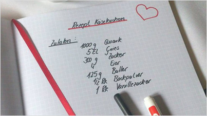 Leckere Rezepte im notizio.