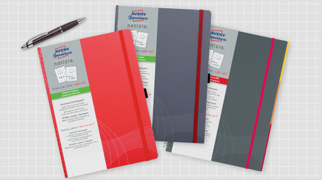5.000 trnd-Partner lernen in diesem Projekt drei Modelle der notizio Notizbücher von Avery Zweckform kennen.