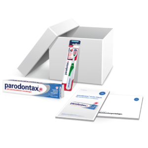 Startpaket im parodontax® trnd-Projekt.