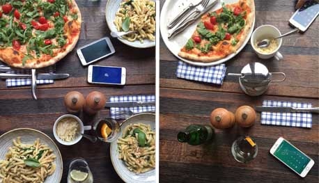 Mittagessen mit PayPal.