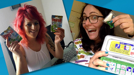 Gemeinsam haben wir die Power-Mix Caps ausprobiert,...