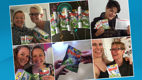 Wir machen die Power-Mix Caps von Persil in unserem Umfeld bekannt.