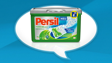 Persil Power-Mix Caps in einem Satz.