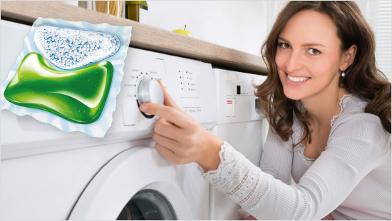 Als vordosiertes Waschmittel enthalten Persil Power-Mix Caps genau die richtige Menge an Waschmittel und sind besonders leicht zu handhaben.