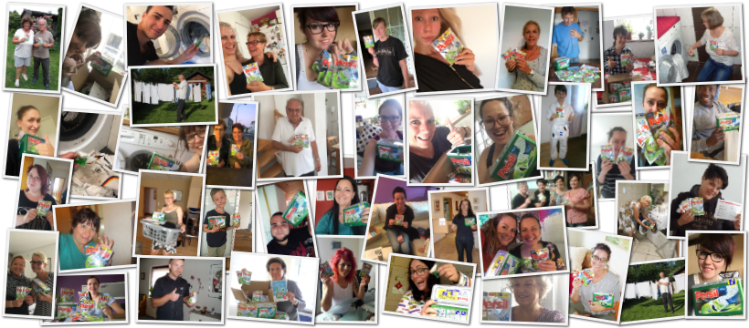 trnd-Partner probieren die Persil Power-Mix Caps Universal aus.