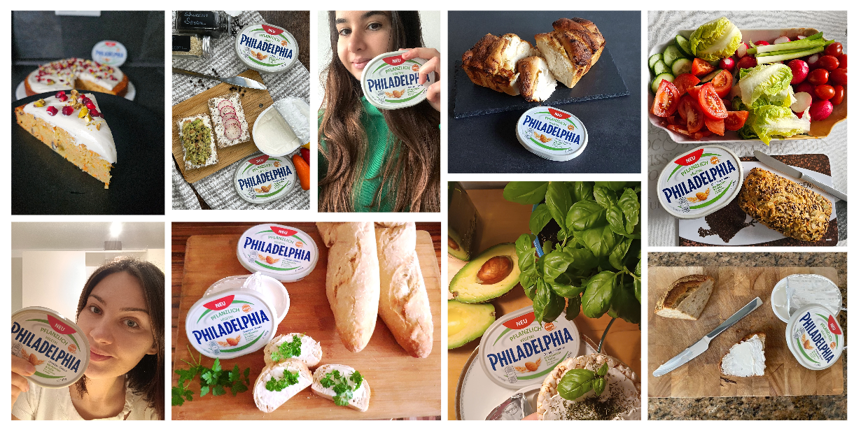 Highlights im Projekt mit Philadelphia Pflanzlich!