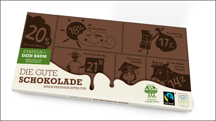 Variante 2: rechteckiger Hinweis auf der Vorderseite, Code zum Pflanzen auf der Rückseite. 