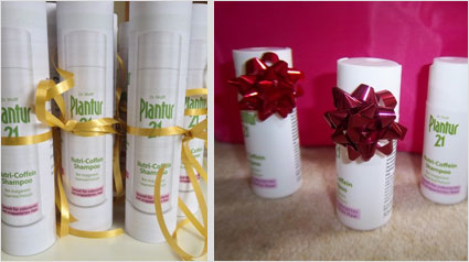 kleine Shampoo-Proben für Freundinnen