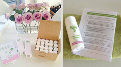 Proben und Marktforschungsunterlagen für Mittester