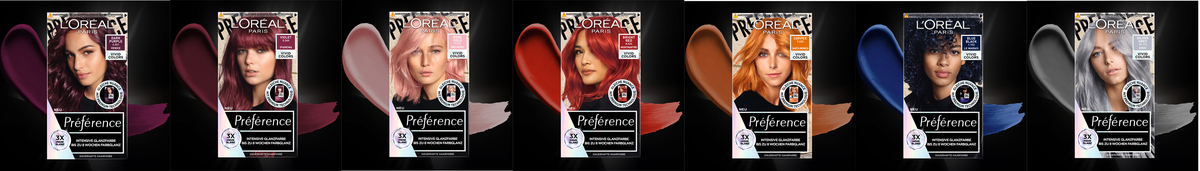 Unsere leuchtenden Farbhighlights mit den PRÉFÉRENCE Vivid Colors ✨