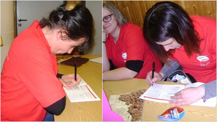 Meinung zu Pril Kraft-Gel gegen Fett und Stärke mit Hilfe der Mafo-Unterlagen einholen und übermitteln.