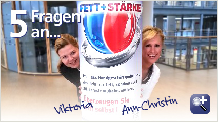 Unsere Ansprechpartnerinnen bei Pril stellen sich vor.