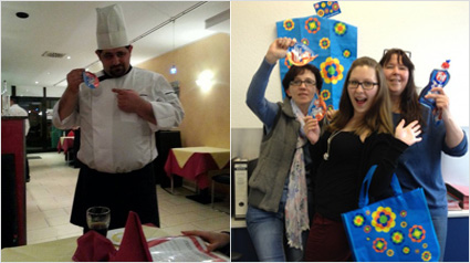 trnd-Partner machen das neue Handgeschirrspülmittel Pril Kraft-Gel gegen Fett + Stärke bekannt!