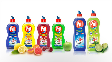 … das Pril Kraft-Gel ist das erste Spülmittel mit wirksamen Enzymen in Deutschland. Es ist ebenfalls in verschiedenen Düften sowie als Original erhältlich. In …