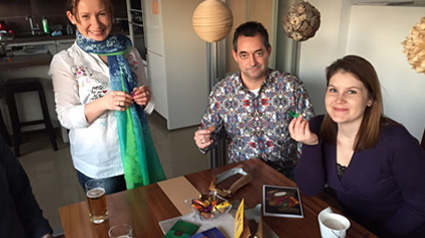 Nun gehen wir ans gemeinsame Probieren und Bekanntmachen.