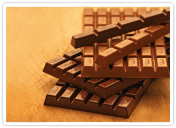 Reine Schokolade.