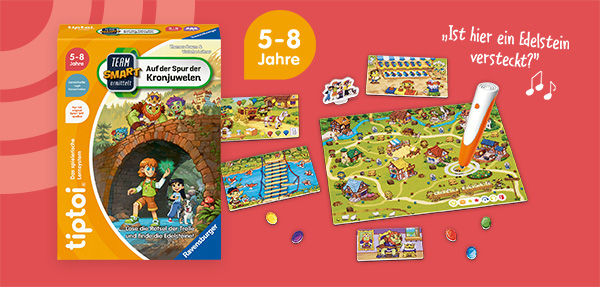tiptoi Spiel Team SMART ermittelt: Auf der Spur der Kronjuwelen