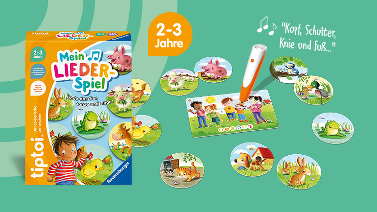 tiptoi Mein Lieder-Spiel: Spiel-, Musik- und Bewegungsspaß für Kinder ab 2