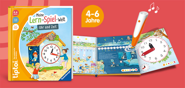 tiptoi® Meine Lern-Spiel-Welt Uhr und Zeit