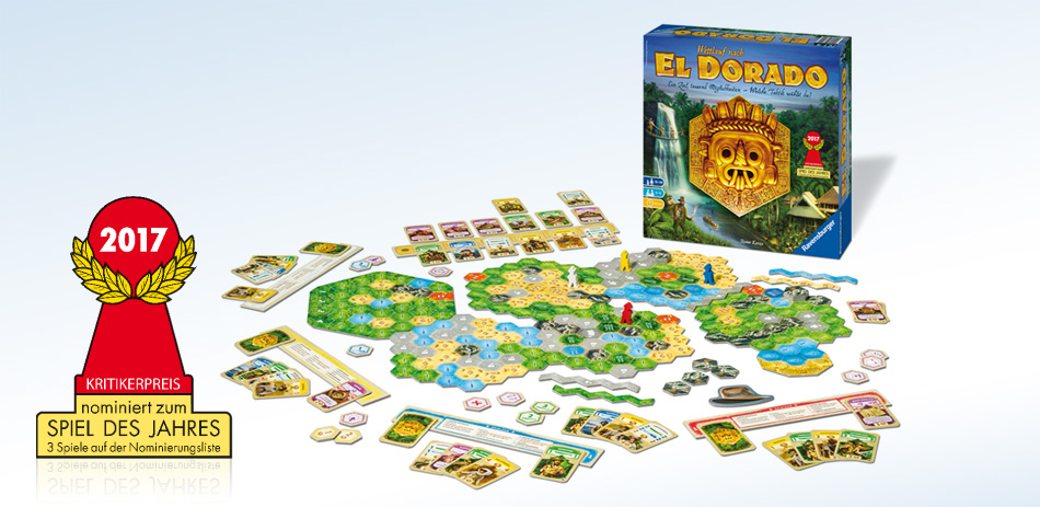 Beim „Wettlauf nach El Dorado“ begeben sich bis zu vier Abenteurer auf die Reise zu dem Königreich im Dschungel Südamerikas.