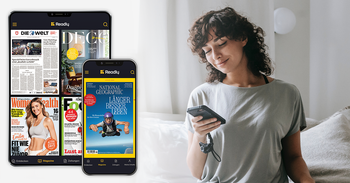 Tausende Magazine und Zeitungen unbegrenzt lesen in der Readly App