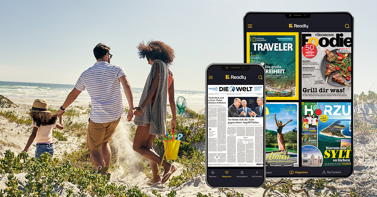 Tausende Magazine und Zeitungen unbegrenzt lesen in der Readly App