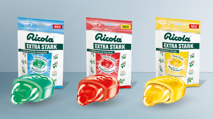 Ricola EXTRA STARK - Die flüssige Füllung