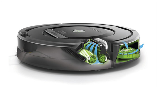… seiner intelligenten Robotertechnologie reinigt der Roomba besonders gründlich, findet seinen Weg durch verschiedene Wohnlandschaften und passt sich dabei automatisch …