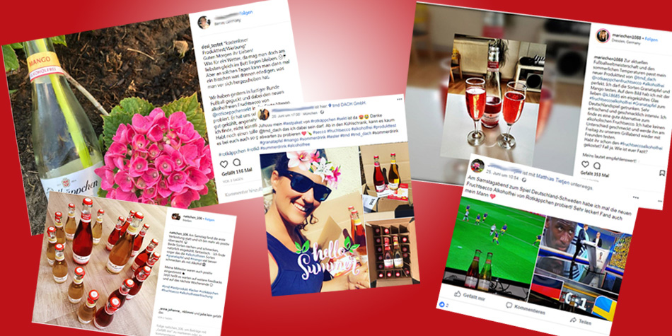 Unsere Fruchtseccofans machen das Netz unsicher.