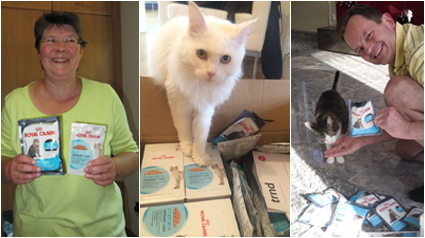 Die Royal Canin Startpakete kommen an.