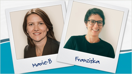 Marie-B. und Franziska von ROYAL CANIN im trnd-Projekt.