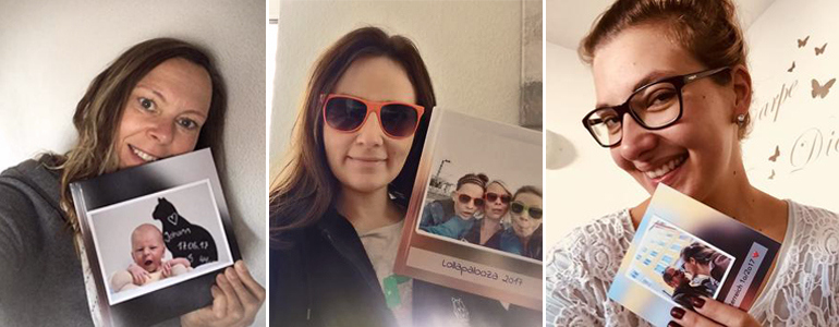 Voller Freude halten wir unsere schönsten Erinnerungen in den Händen.