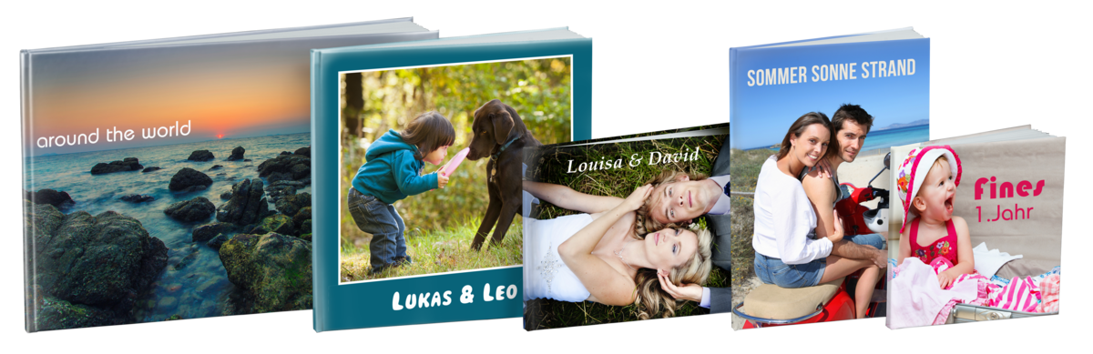 Das Fotobuch-Sortiment von FotoPremio.