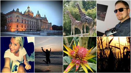 Die Aufnahmen der Onlinereporter.