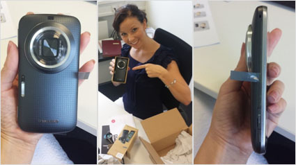 Die Samsung GALAXY K zoom ist da.