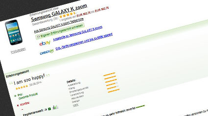 Testreportagen sind gefragt.